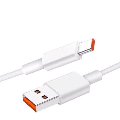 1m Length White Color USB Charging Data Cable 20V 3A 60W USB 3.1 For Fast Charging
