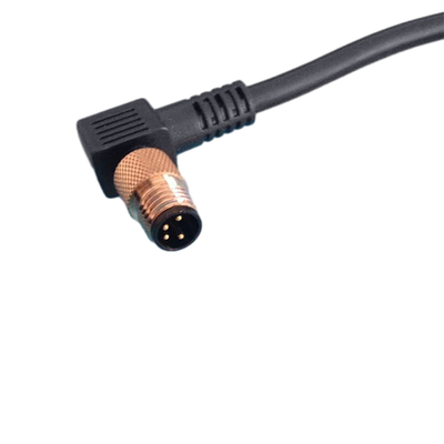 Customized length Free End outdoor cable M8 Connector 4pin Female Waterproof Assemblies
