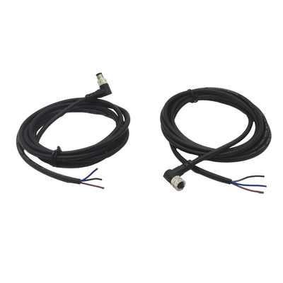 Industrial Automation Waterproof Cable Assemblies Male To Female 3 Pin