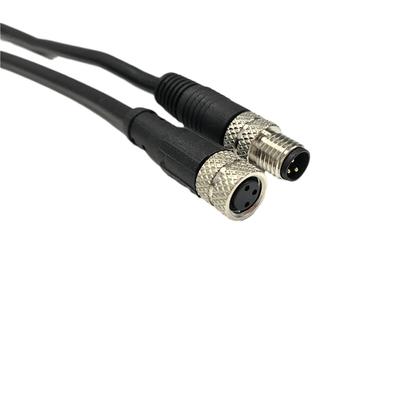 Customized 2 Meter Waterproof Cable Assemblies With Male Female Aviation Plug