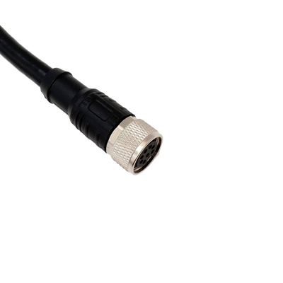 Metal Shell M5 M16 Waterproof Cable Assembly Industrial Grade PVC Cover Male To Female