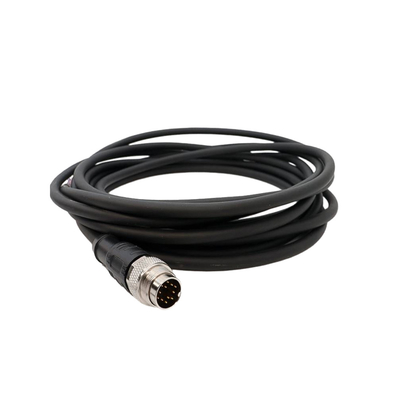 Metal Shell M5 M16 Waterproof Cable Assembly Industrial Grade PVC Cover Male To Female