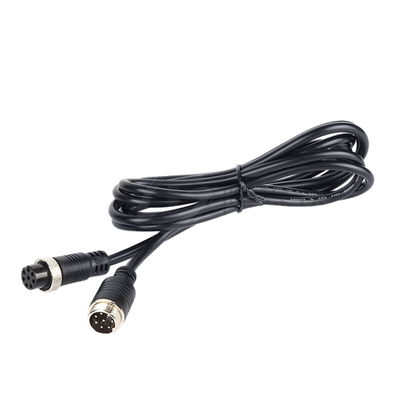 Gx16 Electrical Waterproof Cable Assemblies 3Ft Length M16 Metal Straight Female
