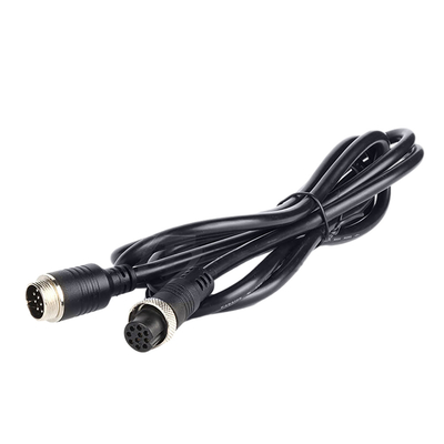 Gx16 Electrical Waterproof Cable Assemblies 3Ft Length M16 Metal Straight Female