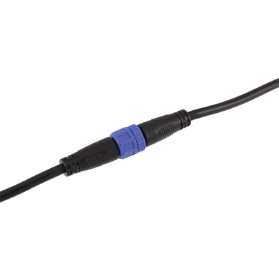 1 Meter M15 Waterproof Extension Cables F Shape Plastic Shell PVC Jacket For Solar Energy