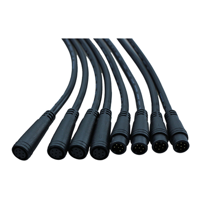 3Ft Length Male To Female M8 6pin Waterproof Bicycle GPS Positioning Cable PVC Jacket