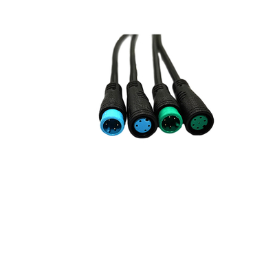Female To Male M10 Waterproof Cable Assemblies For E Bike Signal