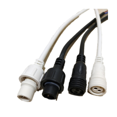 1M Long Black Color Power Using Multi-Pin M18 Outdoor Waterproof Cable Assemblies