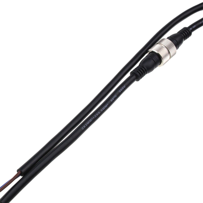 M8 Custom Overmolded Cable Assemblies With Shielded Unshielded 8 Pin Straight Angled