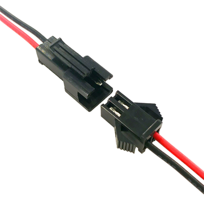 Black Color Wire Cable Assemblies 2.5mm Pitch Jst SM Alternatives 250mm Length