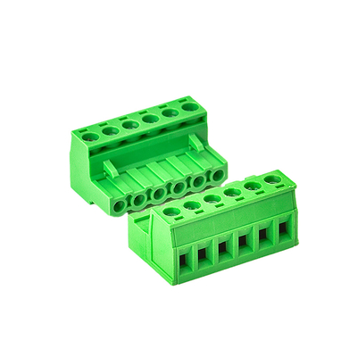 Green Color PCB Terminal Block Connector Wire XK2EDGA 5.08MM Pitch