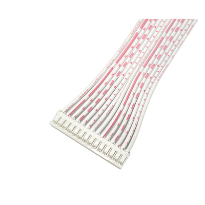 20cm Cable Wire Assemblies , UL2651 Flat Cable With JST PH Crimp Housing Terminal