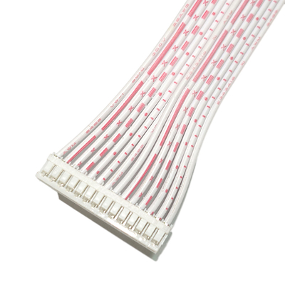 20cm Cable Wire Assemblies , UL2651 Flat Cable With JST PH Crimp Housing Terminal