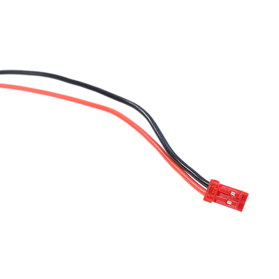 Red Color Cable Wire Assemblies 2.54mm Pitch Jst SYP 200mm Length