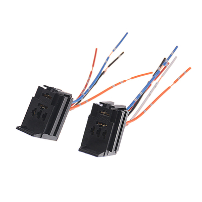 Customized Car Wire Harness Assembly For Car Relay Violet Socket