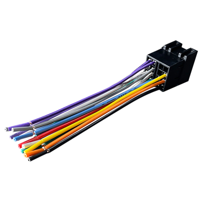 Multi Color Custom Car Wiring Harness , CD DVD VDO Audio Cable Assemblies