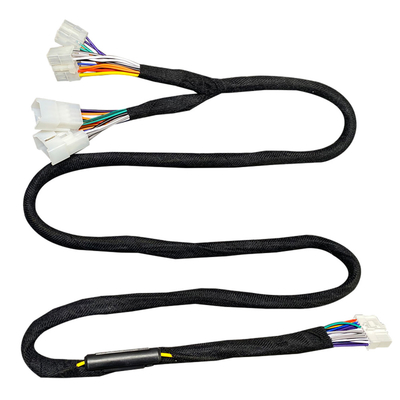 1M Length Black Jacket Automotive Wire Harnesses For Corolla Camry Reiling Car