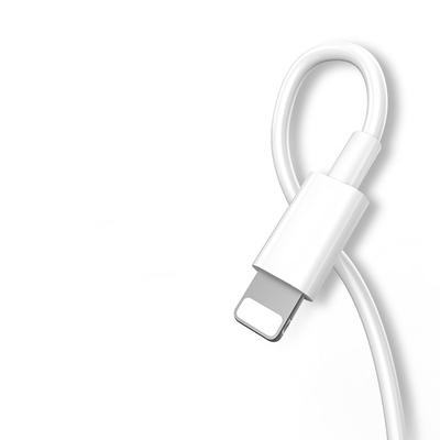 OEM ODM PVC USB Charging Data Cable 2.4A For Iphone Fast Charging