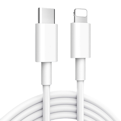 OEM ODM PVC USB Charging Data Cable 2.4A For Iphone Fast Charging