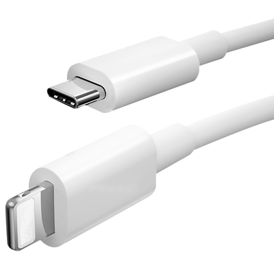 3Ft Length USB Charging Data Cable Usb3.1 Usb C To C White Color With PVC Jacket