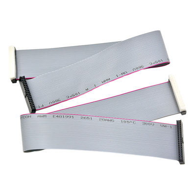 2.0mm Flat IDC Ribbon Cable Assembly 04P IDC To 64P IDC For Computer Automotive