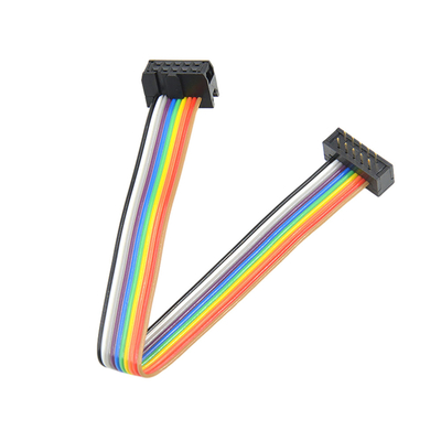 Multicolor 1.27 Mm Pitch Ribbon Cable Assembly For Industrial Automation