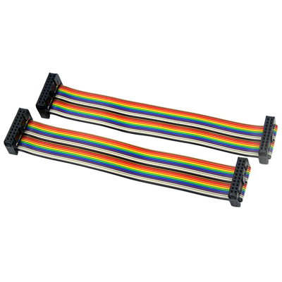 Rainbow Color IDC Cable Assemblies , 2mm Pitch Ribbon Cable 40 Pin 50 Pin 60 Pin