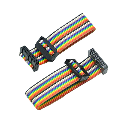 Rainbow Color IDC Cable Assemblies , 2mm Pitch Ribbon Cable 40 Pin 50 Pin 60 Pin