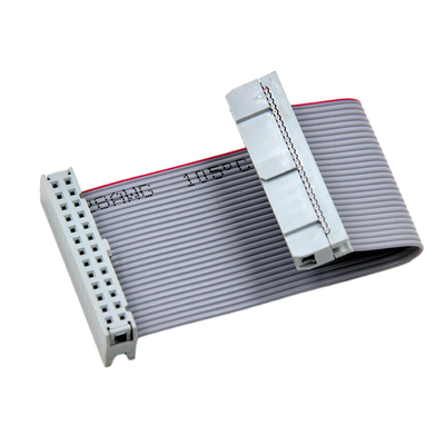 Grey Color IDC Cable Assemblies , DB26 Cable Assemblies 2.54mm Pitch