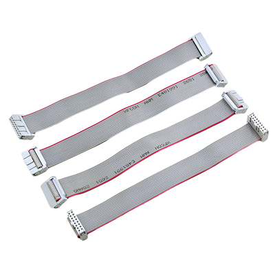 2.54mm Double Row IDC Flat Ribbon Cable UL2651 Type 28AWG Male Plug