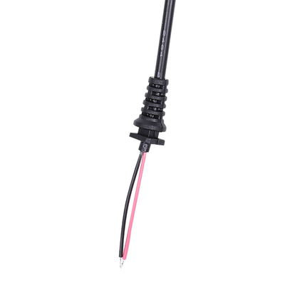 Male And Female Power Cable Assemblies With Strain Relief DC 5.5mm X 2.1mm Barrel Jack