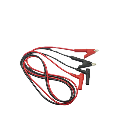 3Ft Crocodile Clip Digital Multimeter Cable Red Black Color