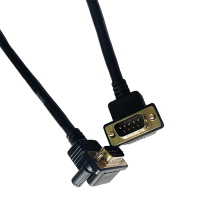 9 Pin 15 Pin 25 Pin RS232 Adapter Cable L Shape DB37 Cable Assembly