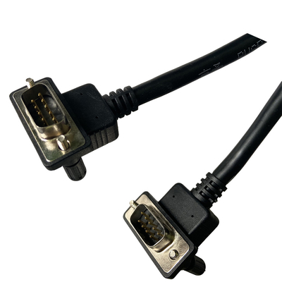 9 Pin 15 Pin 25 Pin RS232 Adapter Cable L Shape DB37 Cable Assembly