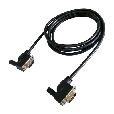 DB9 Pin Extension Male To Female Serial Cable Multi Angle Left And Right