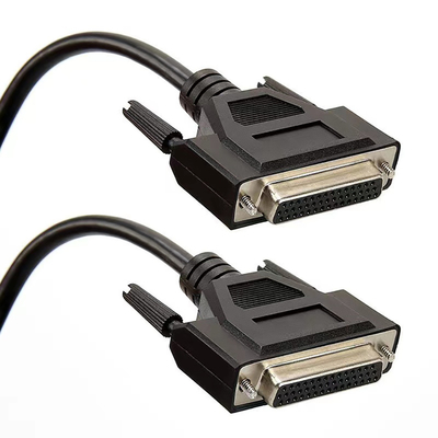 Male To Male Plug Rs232 Serial Cable 3ft With DB9 DB15 DB25 D Sub Connector