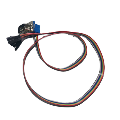 Customized Audio Video Cables DIDC Type DB9 Pin To 2.54mm Pitch 10P