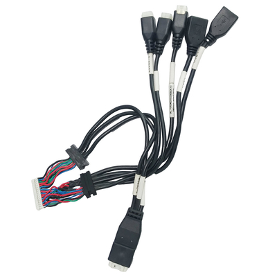 ATX Housing Overmolding Cable Assembly JST PH2.0 Wire Crimp Housing To USB2.0 Female