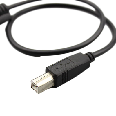 Custom RS232 Overmolding Cable Assemblies DB9 Female To USB 2.0 B Male Type