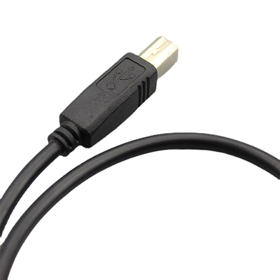 Custom RS232 Overmolding Cable Assemblies DB9 Female To USB 2.0 B Male Type
