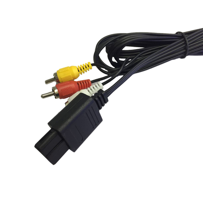 6ft Gamecube Audio Video Cable , AV Composite Cord For Nintendo 64 N64