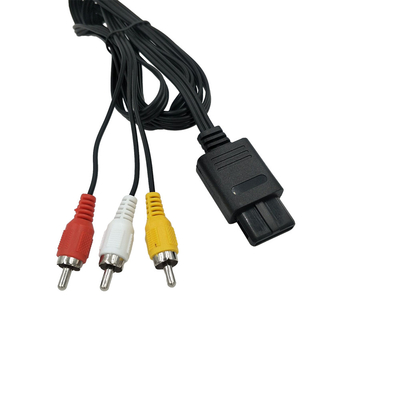 6ft Gamecube Audio Video Cable , AV Composite Cord For Nintendo 64 N64