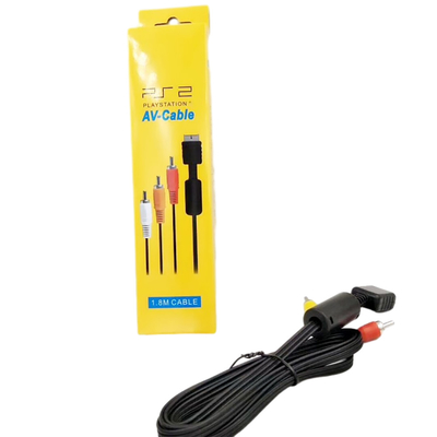 Custom Gamecube Audio Video Cable , RCA Composite Cable For Sony PS2