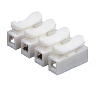 5 Pin CH2 Wire Connector Housing Screwless Self Locking Push Terminal For LED Lighting