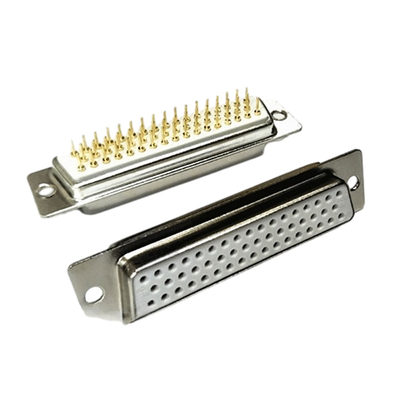 Round Contacts Printed Circuit Board Connectors , D Sub Connector 9 Pin 15 Pin 25 Pin