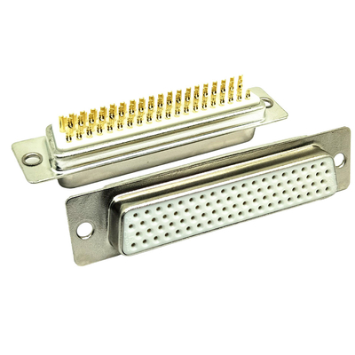 Round Contacts Printed Circuit Board Connectors , D Sub Connector 9 Pin 15 Pin 25 Pin