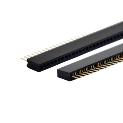 DIP Type Printed Circuit Board Connectors , 2.54mm Female Board To Board Connector