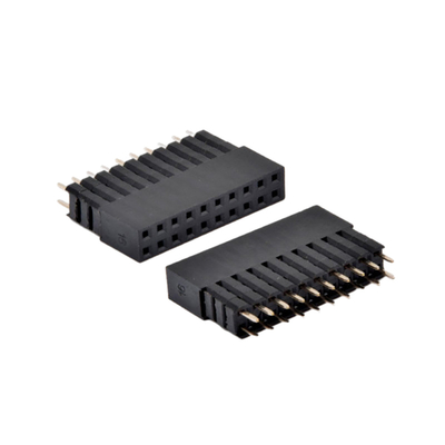 DIP Type Printed Circuit Board Connectors , 2.54mm Female Board To Board Connector