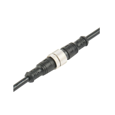 OEM Waterproof PVC Jacket M12 Connector Cables 3Ft Male Female Cable