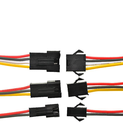 50mm Customized Cable Wire Assemblies Black 8P8C Tin Plated